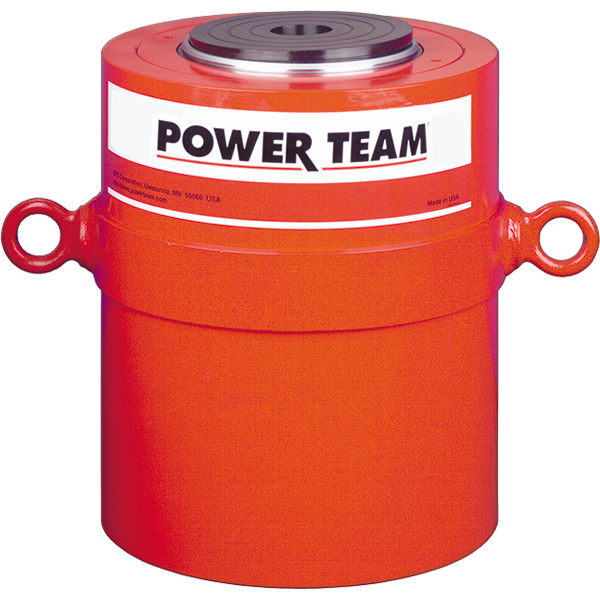 Power Team R2802D Cylinder, Double Acting, Hydraulic Return, 280 TON, 2" Stroke