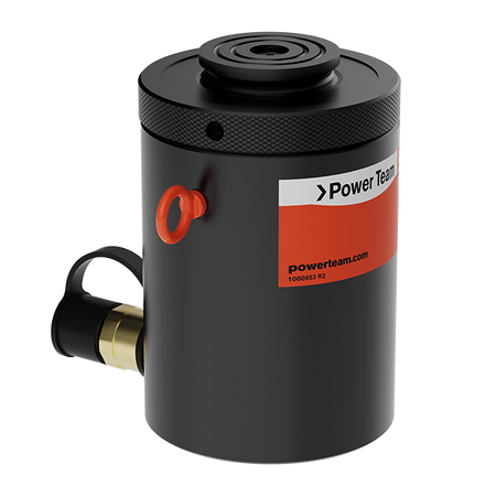 Power Team RGL554 Cylinder 4IN 55T Single Acting, Load Return, Locking Collar W/ Swivel Cap, Nitride