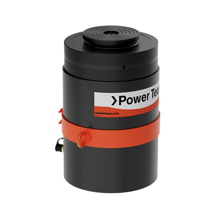 Power Team RGL6008 Cylinder 8IN 600T Single Acting, Load Return, Locking Collar W/ Swivel Cap, Nitride
