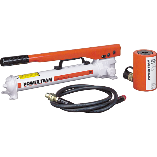 Power Team RPS203H Cylinder & Pump Set, 20 TON, 3" Stroke