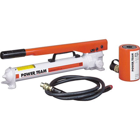 Power Team RPS203H Cylinder & Pump Set, 20 TON, 3" Stroke