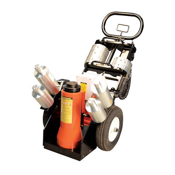 Power Team RJ100T37E Railroad Jack, 100 TON 37" Retracted Height, Electric Pump