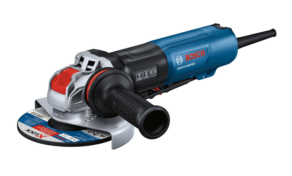 Bosch GWX14-60PBD 6 In. X-Lock™ Angle Grinder with Brake and No Lock-On Paddle Switch