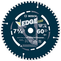 Bosch DCB760B5 5 pc. 7-1/4 In. 60 Tooth Edge Circular Saw Blades for Extra-Fine Finish (Bulk)