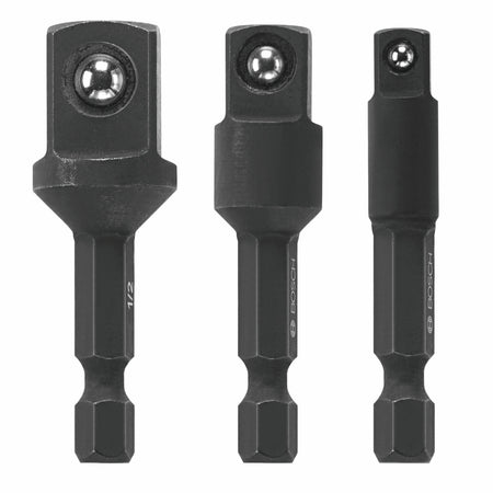 Bosch ITDSAV203 3 pc. Driven 1/4 In. Hex Impact Socket Adapter Set