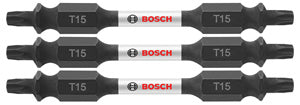Bosch ITDET152503 3 pc. Impact Tough™ 2.5 In. Torx® #15 Double-Ended Bits