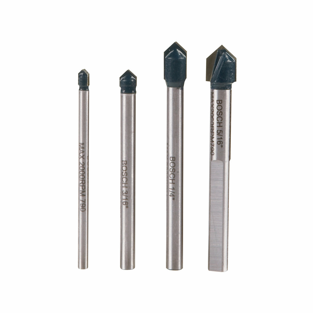 Bosch GT2000 4 pc. Glass & Tile Bit Set