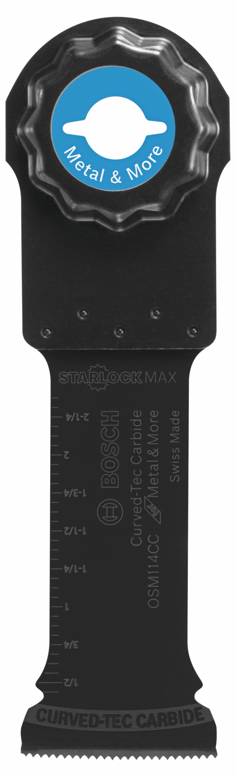 Bosch OSM114CC 1-1/4 In. StarlockMax® Oscillating Multi-Tool Curved-Tec Carbide Extreme Plunge Blade