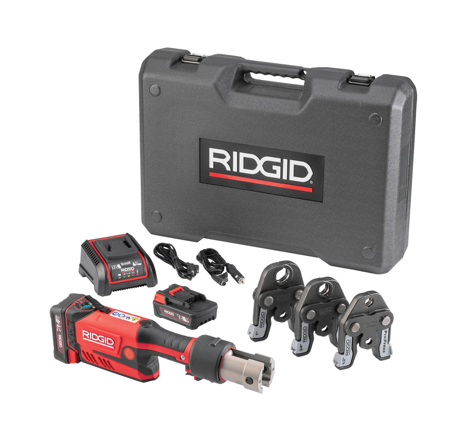 RIDGID 67183 RP 351 Battery Kit W/ ProPress Jaws (1/2" - 1")