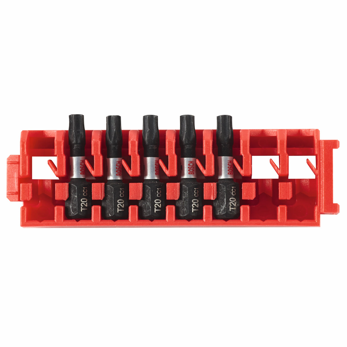 Bosch ITDT20105C 5 pc. Driven 1 In. Impact Torx® #20 Insert Bits with Clip for Custom Case System