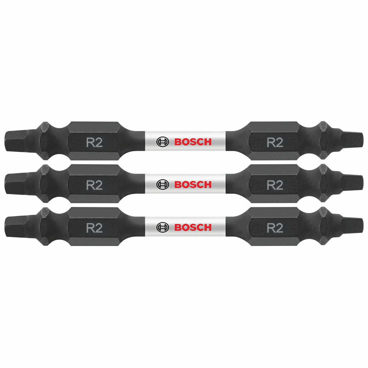 Bosch ITDESQ22503 3 pc. Impact Tough™ 2.5 In. Square #2 Double-Ended Bits