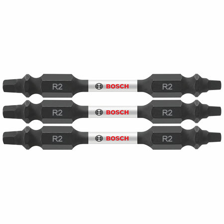 Bosch ITDESQ22503 3 pc. Impact Tough™ 2.5 In. Square #2 Double-Ended Bits