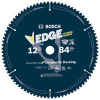 Bosch DCB1284CD 12 In. 84 Tooth Edge Circular Saw Blade for Composite Decking