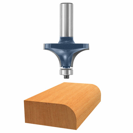 Bosch 85434M 3/4 In. x 1 In. Carbide Tipped Roundover Bit