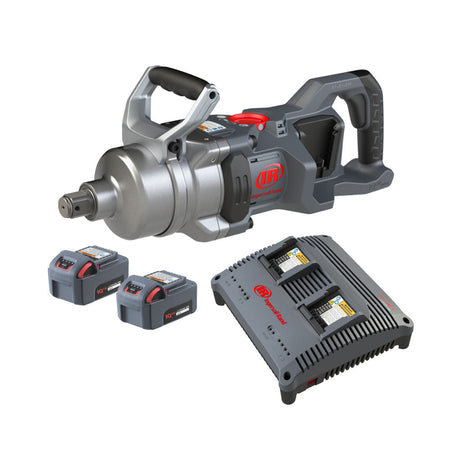 Ingersoll Rand 1" 20V Cordless Impact Wrench 2 Battery Kit, 2600 ft-lb, D-Handle – W9491-K2E
