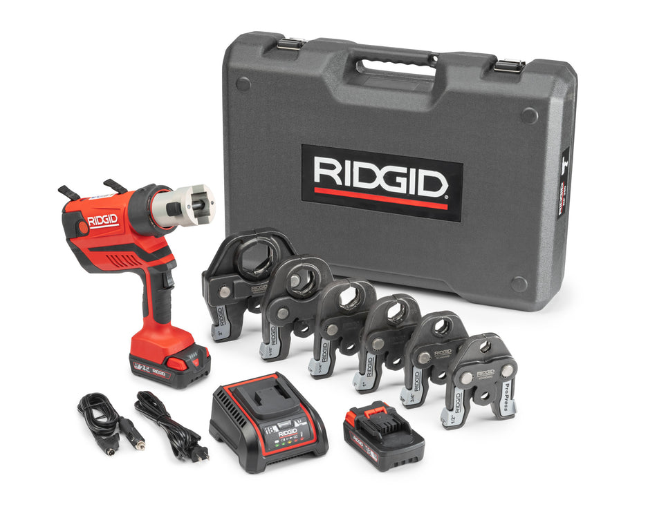 RIDGID 67053 RP 350 Battery Kit W/ ProPress Jaws (1/2" - 2")