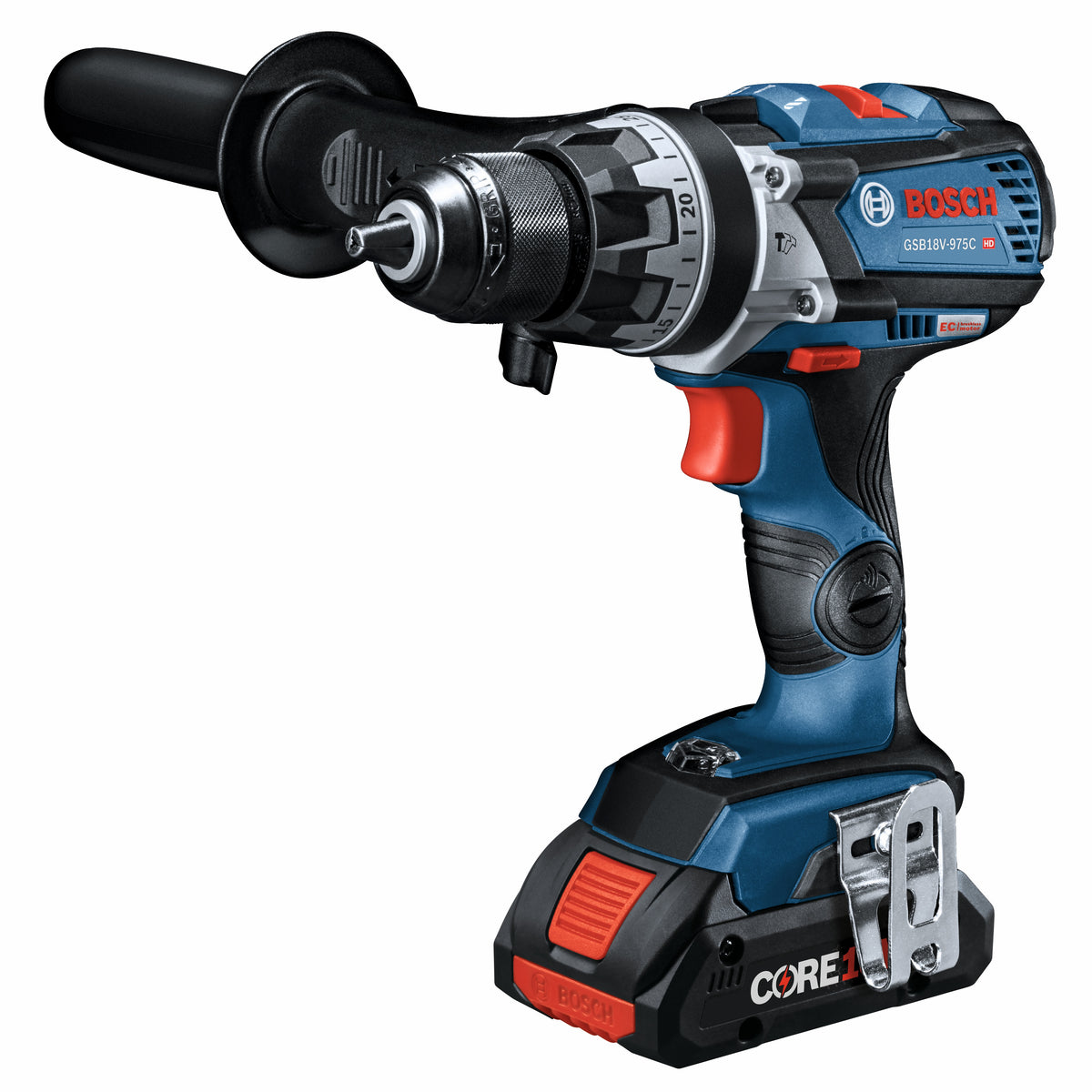 Bosch GXL18V-227B25 18V 2-Tool Combo Kit with Connected-Ready Two-In-One 1/4 In. Bit/Socket Impact Driver/Wrench, 1/2 In