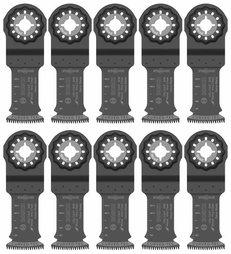 Bosch OSL114JF-10 1-1/4 In. Starlock® Oscillating Multi Tool Bi-Metal Xtra-clean Plunge Cut Blade 10 Pk.