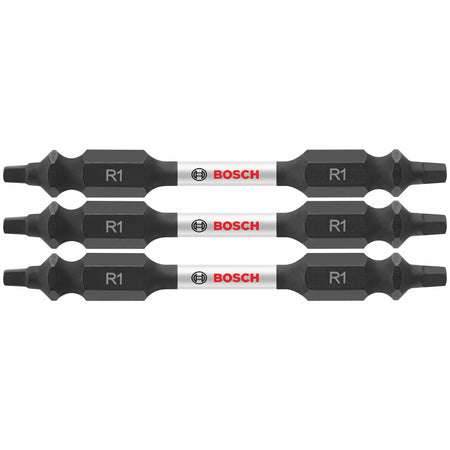 Bosch ITDESQ12503 3 pc. Impact Tough™ 2.5 In. Square #1 Double-Ended Bits
