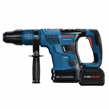 Bosch GBH18V-36CK27 PROFACTOR™ 18V Connected-Ready SDS-max® 1-9/16 In. Rotary Hammer with (2) CORE18V® 12 Ah High Power 