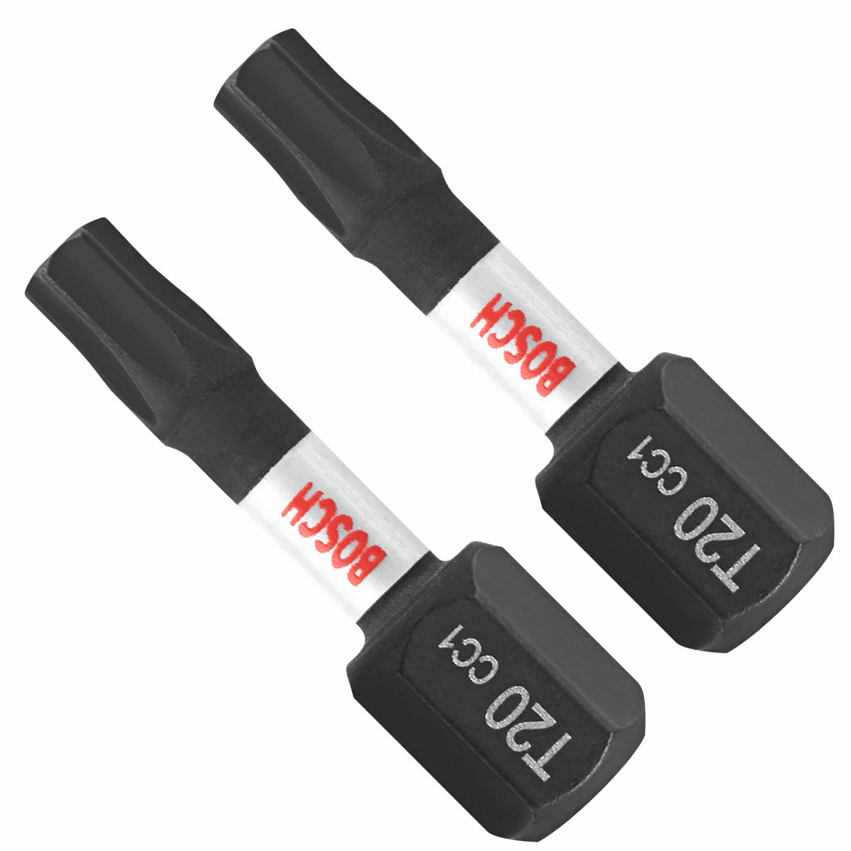 Bosch ITDT20102 2 pc. Driven 1 In. Impact Torx® #20 Insert Bits