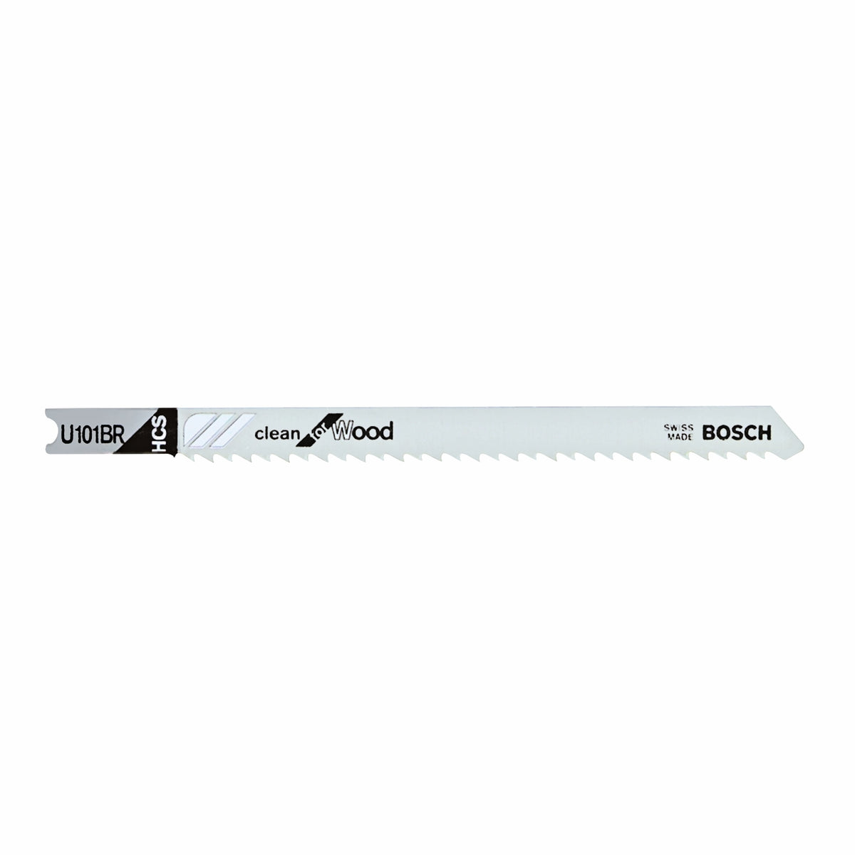 Bosch U101BR 5 pc. 3-5/8 In. 10 TPI Reverse Pitch Clean for Wood U-Shank Jig Saw Blades