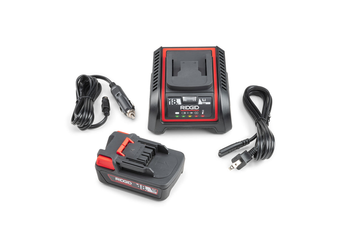 RIDGID 66003 18V Battery & Charger Set (1 Battery, 1 Charger)