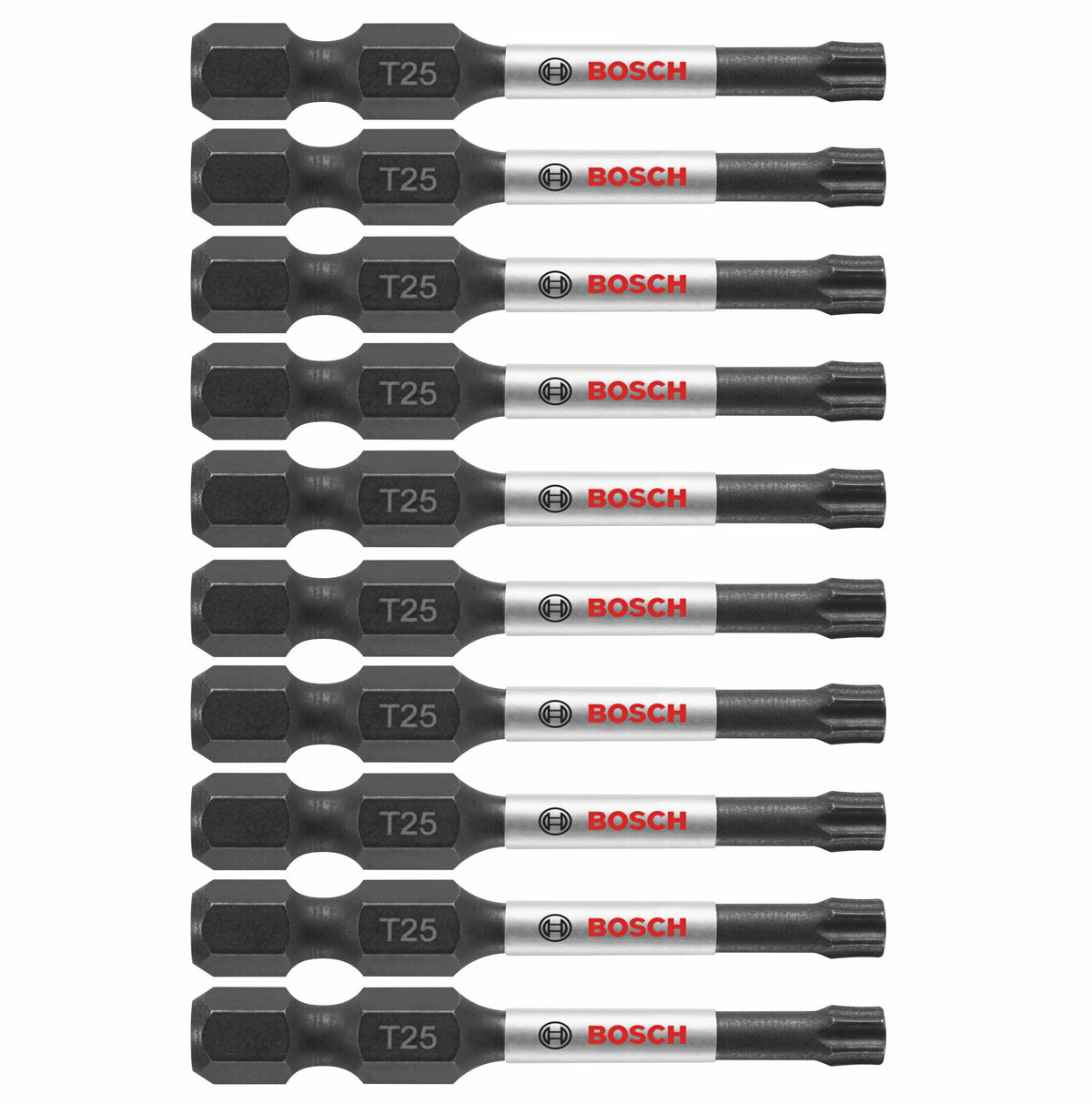 Bosch ITT252B 10 pc. Impact Tough™ 2 In. Torx® #25 Power Bits (Bulk Pack)