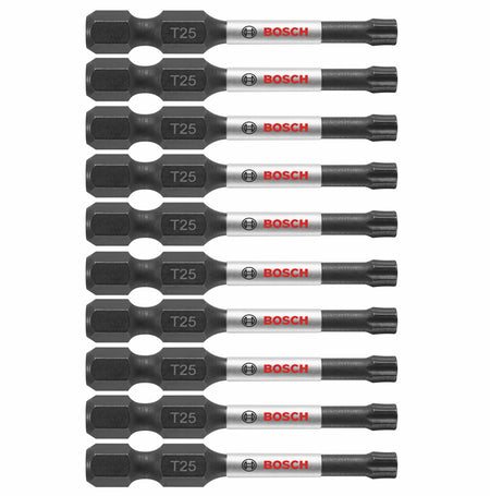 Bosch ITT252B 10 pc. Impact Tough™ 2 In. Torx® #25 Power Bits (Bulk Pack)