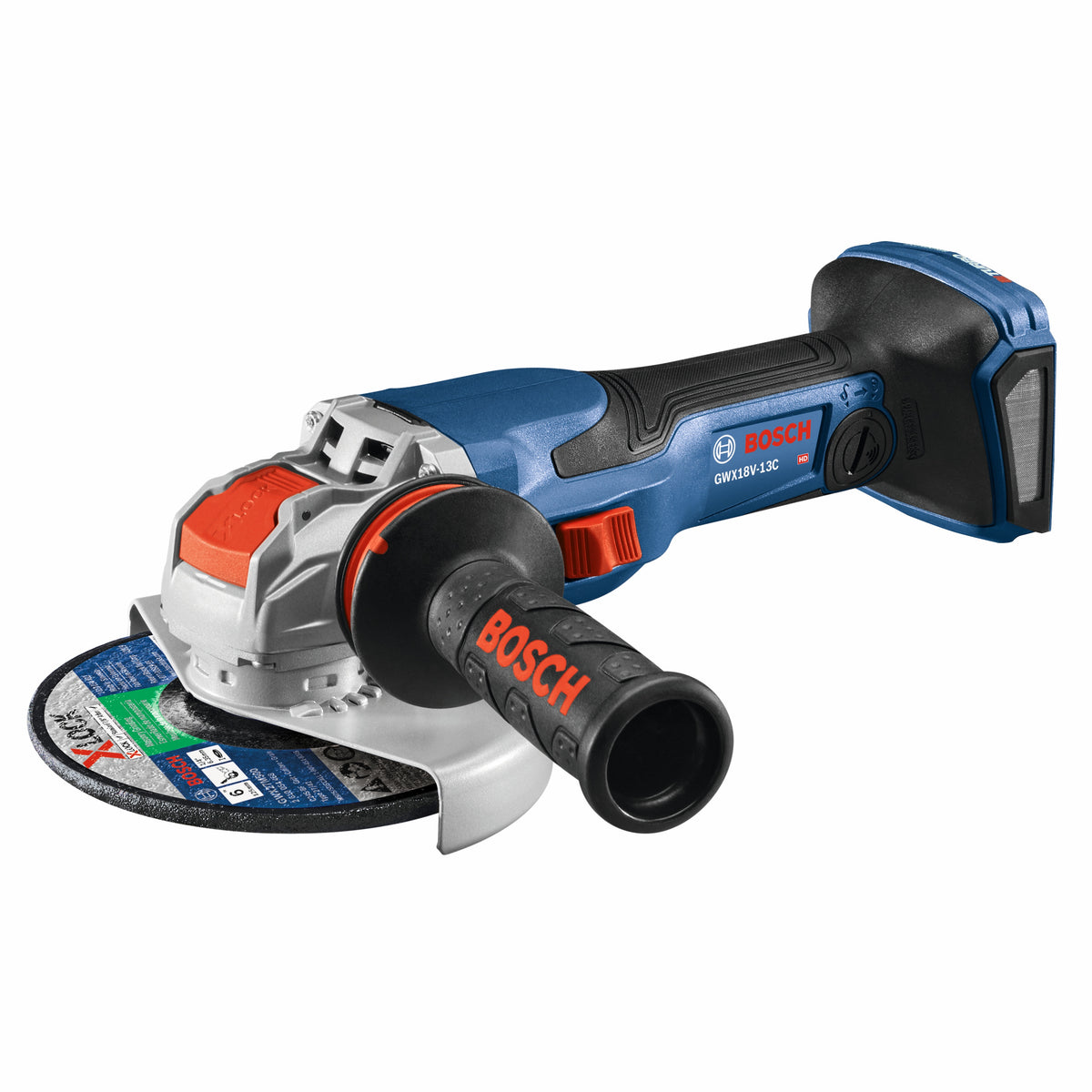 Bosch GWX18V-13CN PROFACTOR™ 18V X-LOCK Connected-Ready 5 – 6 In. Angle Grinder with Slide Switch (Bare Tool)