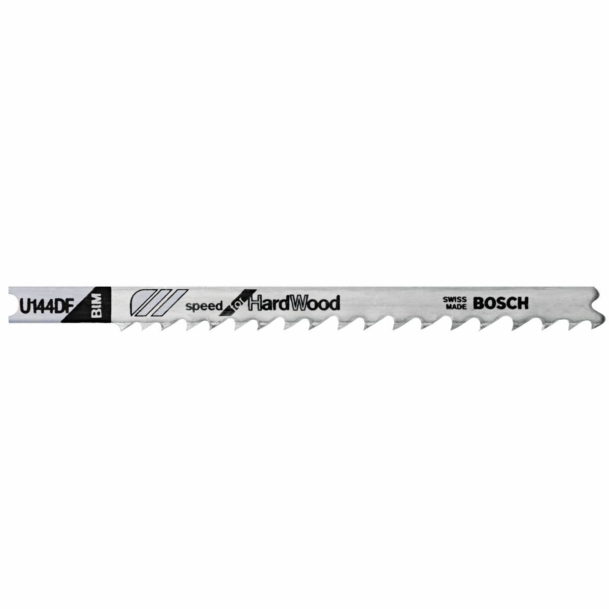 Bosch U144DF 5 pc. 4 In. 6 TPI Progressive Tooth Speed for Hardwood U-shank Jig Saw Blades