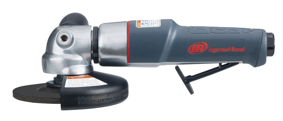 Ingersoll Rand Air Angle Grinder/Cut-off Tool, 4.5" Wheel, 12,000 RPM, 0.88 HP, 5/8"-11 Thread, Rear Exhaust – view 4
