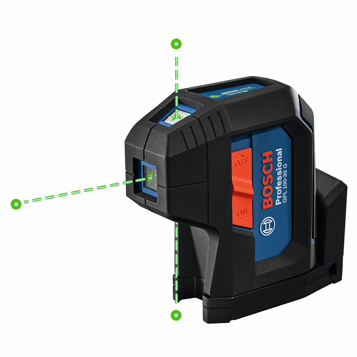 Bosch GPL100-30G Green-Beam Three-Point Self-Leveling Alignment Laser