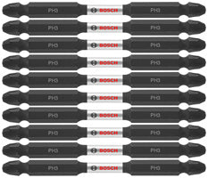 Bosch ITDEPH335B 10 pc. Impact Tough™ 3.5 In. Phillips® #3 Double-Ended Bits (Bulk Pack)