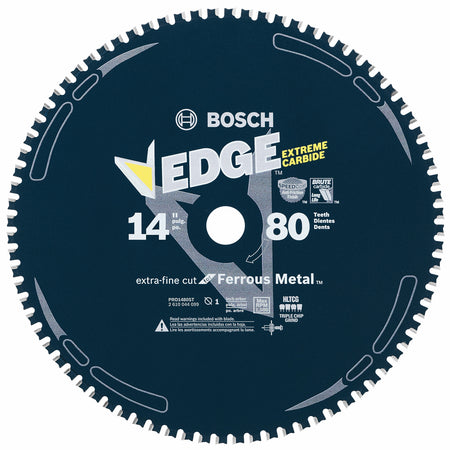 Bosch PRO1480ST 14 In. 80 Tooth Edge Circular Saw Blade for Ferrous Metal Cutting