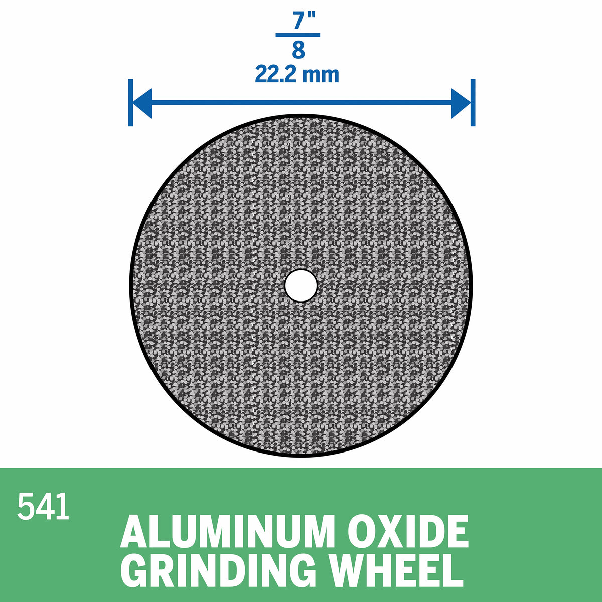 Dremel 541 7/8 In. (22.2 mm) Aluminum Oxide Grinding Wheel