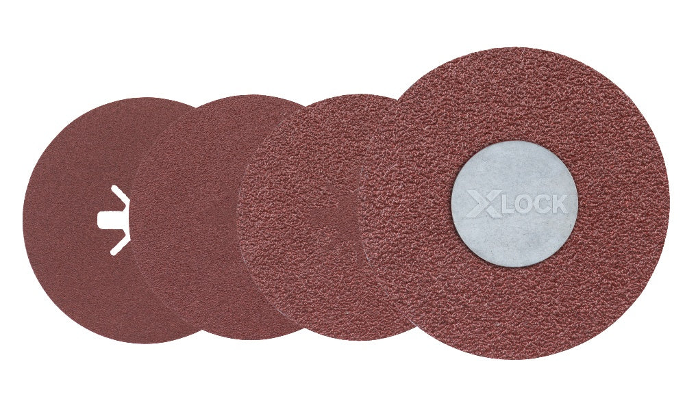Bosch FBX4560 4-1/2 In. 60 Grit X-LOCK Medium Grit Abrasive Fiber Discs