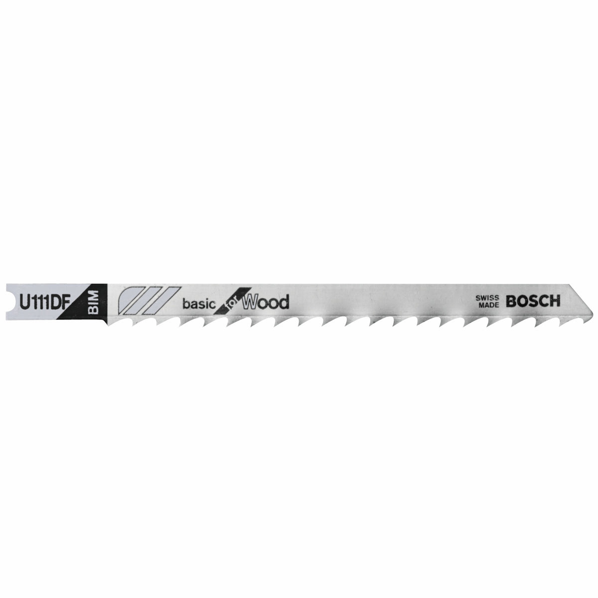 Bosch U111DF 5 pc. 4 In. 6 TPI Clean for Hardwood U-shank Jig Saw Blades