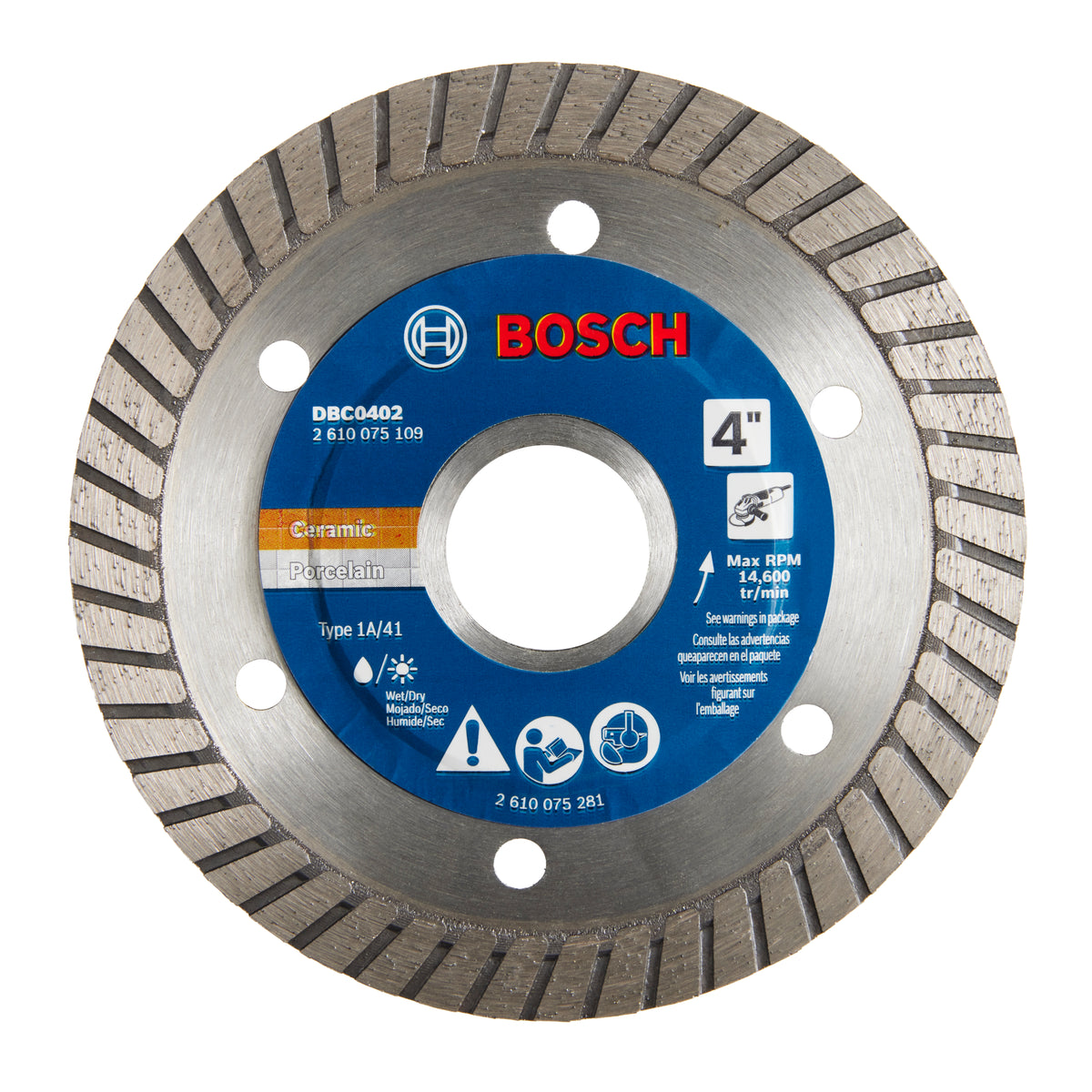 Bosch DBC0402 4 In. Premium Specialized Turbo Rim Blade for Precise Cuts