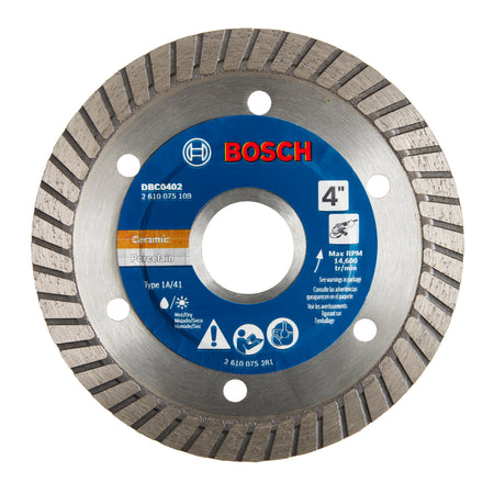Bosch DBC0402 4 In. Premium Specialized Turbo Rim Blade for Precise Cuts