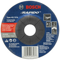 Bosch TCW27S450 4-1/2 In. .045 In. 7/8 In. Arbor Type 27A (ISO 42) 60 Grit Rapido™ Fast Fast Metal/Stainless Cutting Abr