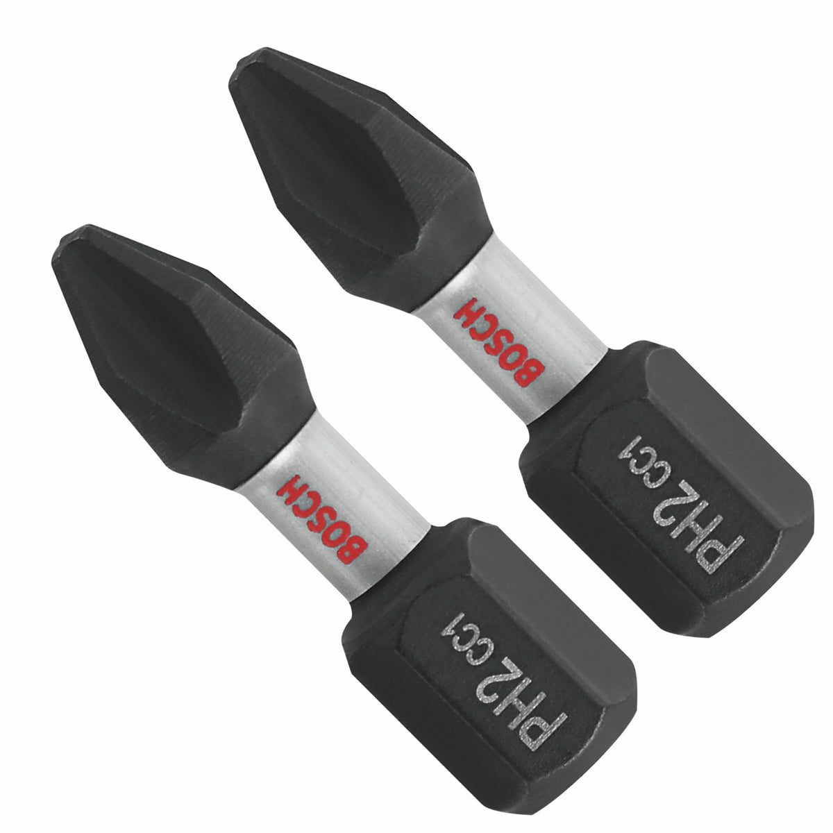 Bosch ITDPH2102 2 pc. Driven 1 In. Impact Phillips® #2 Insert Bits