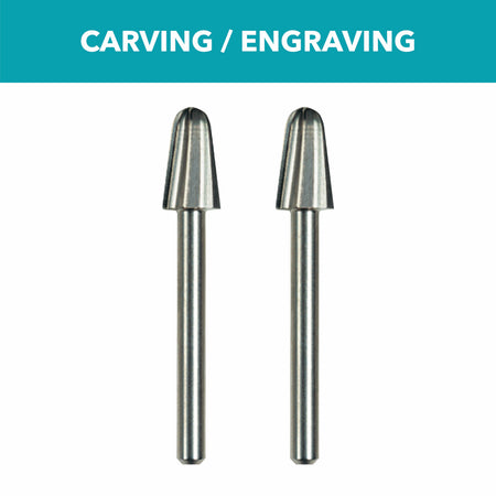Dremel 117 1/4 In. (6.4 mm) Carving Bit
