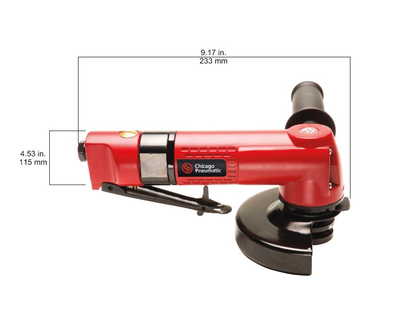 Chicago Pneumatic CP9122BR 4.5" Angle Grinder 5/8" Spindle – view 3