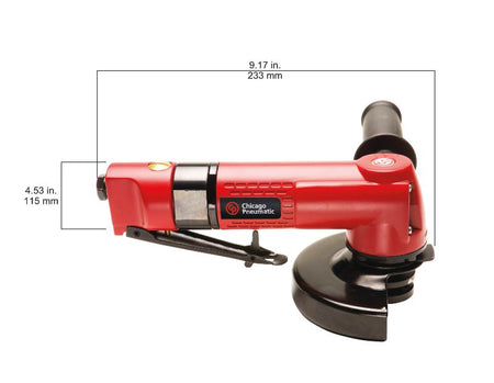 Chicago Pneumatic CP9122BR 4.5" Angle Grinder 5/8" Spindle – view 3