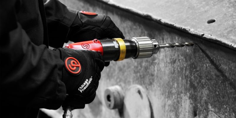 Chicago Pneumatic CP1117P05-K Key Chuck Drill - 1HP – view 5
