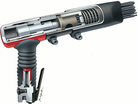Chicago Pneumatic B18M Needle Scaler - Pistol – view 3