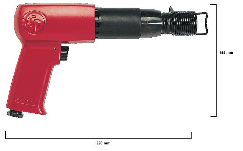 Chicago Pneumatic CP7150 .401" Air Hammer Round Shank