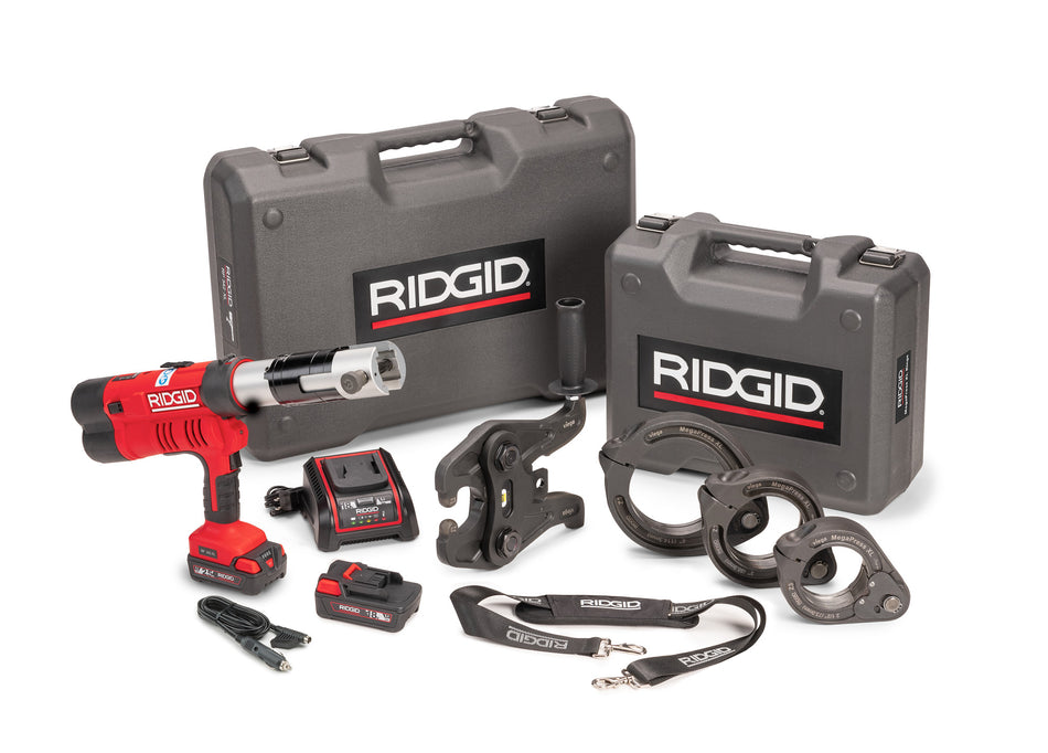 RIDGID 65478 RP 342-XL with Viega Z3 Actuator and 2-1/2"-4" MegaPress XL Rings
