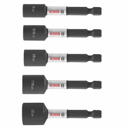 Bosch ITDNSV205 5 pc. Driven 2-9/16 In. Impact Nutsetter Set